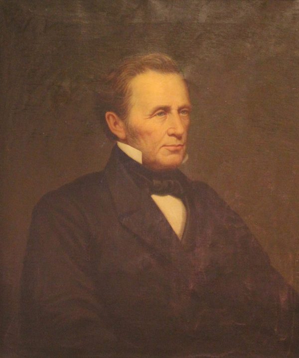 Painted portrait of Elisha Huntington