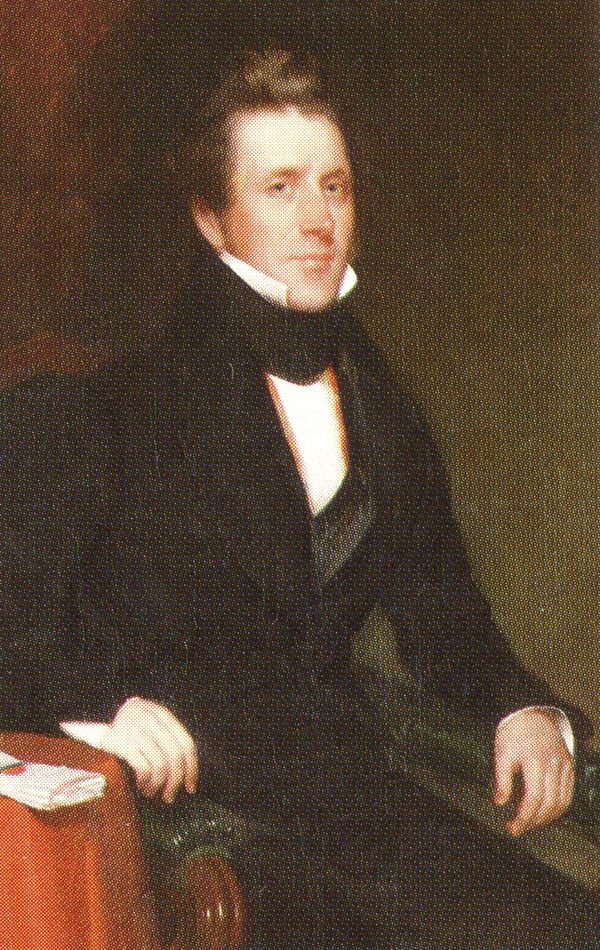 Painted portrait of Kirk Boott