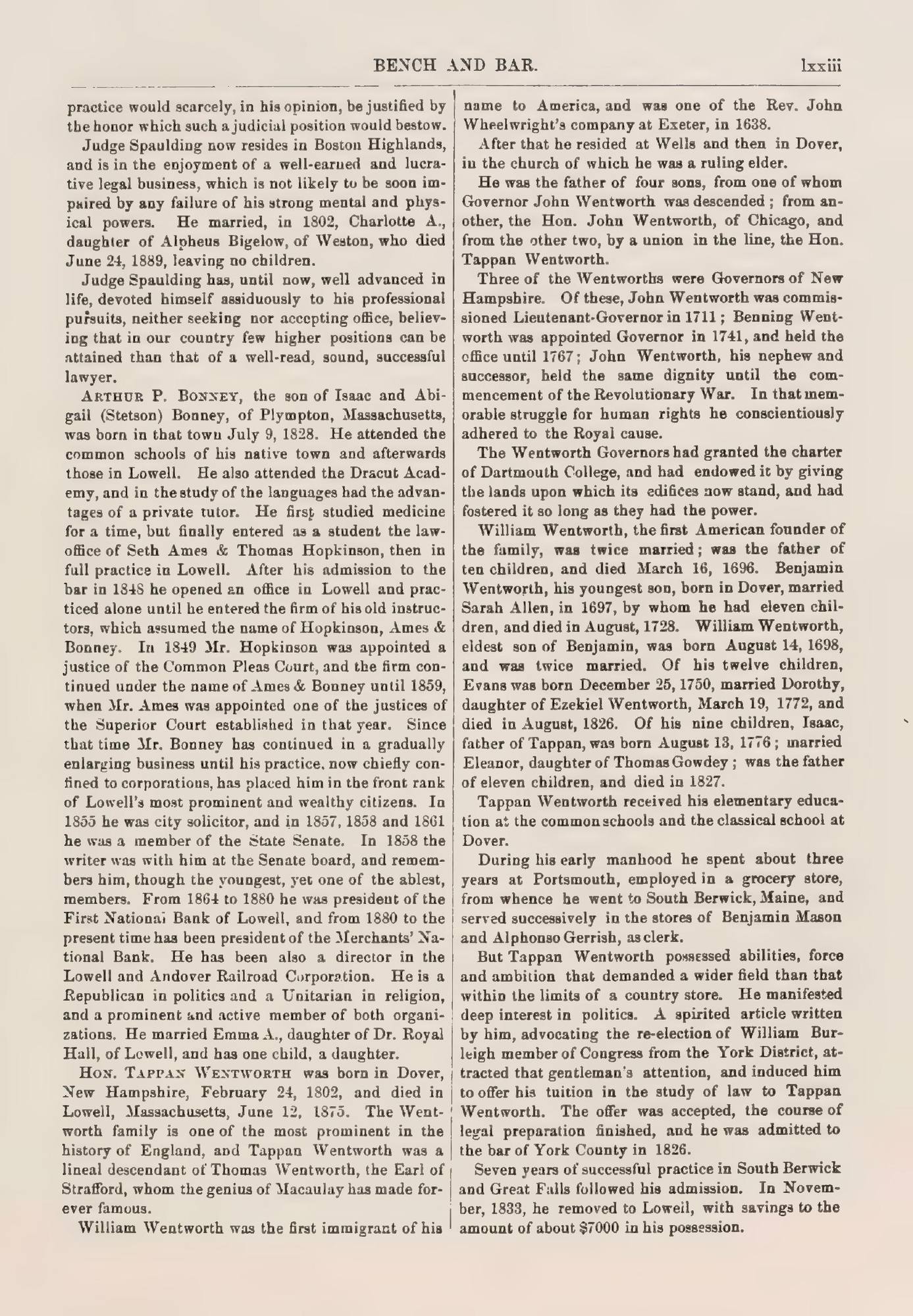 History of Middlesex County, Massachusetts, vol. 1: p. lxxiii (leaf 110 of the scan). Cited in note C-179.