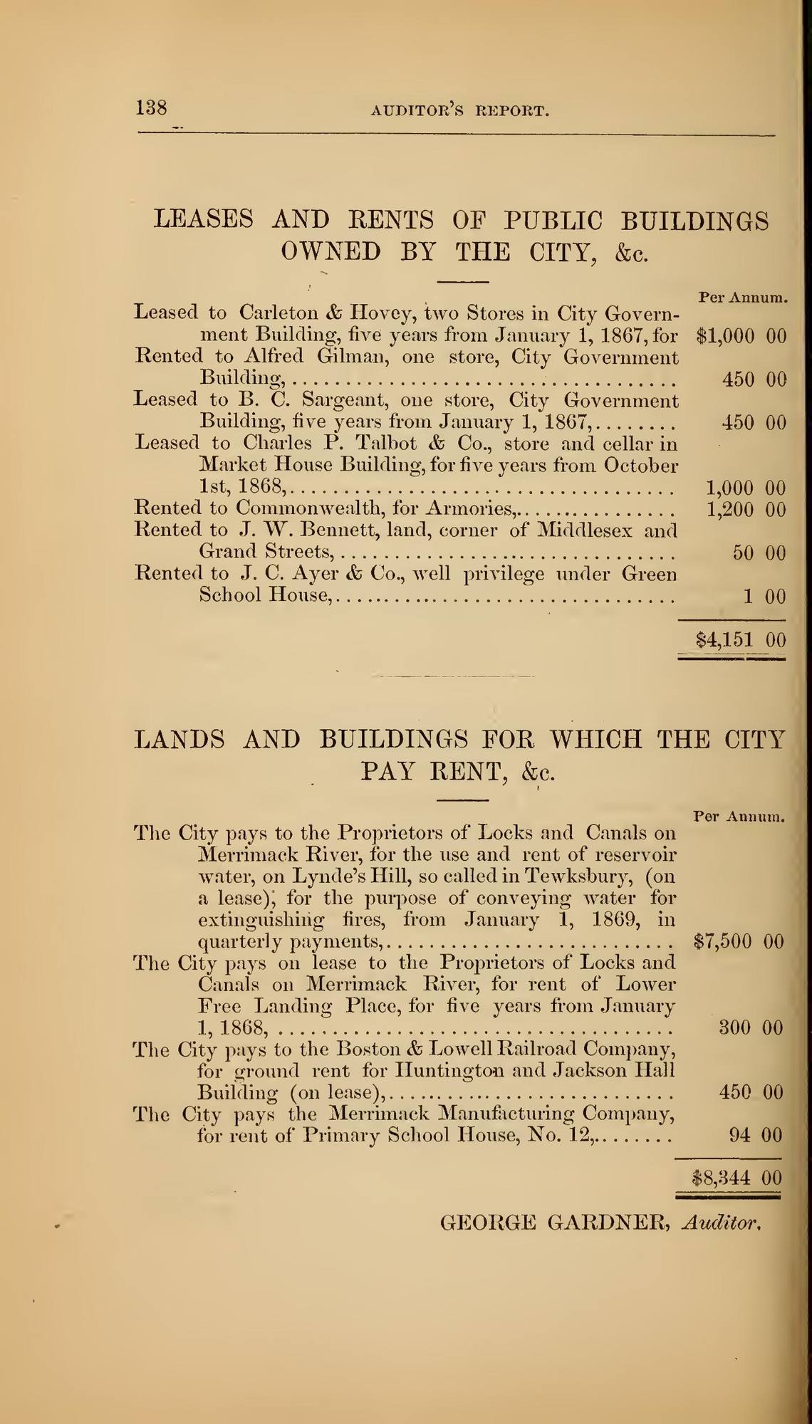 City Documents of the City of Lowell, 1868–69: Leaf 317 of the scan. Cited in note C-157.